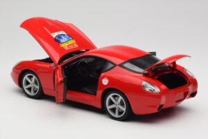 Ferrari 575 GTZ Zagato Raudonas Hot Wheels 1:18 L2960 Metalas - nuotrauka 5 iš 8