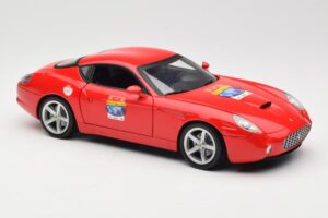 Ferrari 575 GTZ Zagato Raudonas Hot Wheels 1:18 L2960 Metalas - nuotrauka 6 iš 8