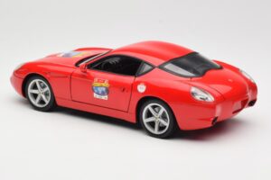 Ferrari 575 GTZ Zagato Raudonas Hot Wheels 1:18 L2960 Metalas - nuotrauka 7 iš 8