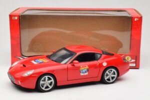Ferrari 575 GTZ Zagato Raudonas Hot Wheels 1:18 L2960 Metalas - nuotrauka 8 iš 8