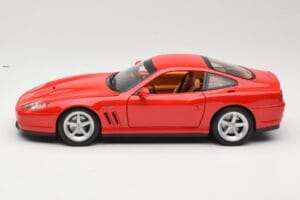 Ferrari 575M Maranello Raudonas Hot Wheels 1:18 54937 Metalas - nuotrauka 4 iš 8