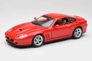Ferrari 575M Maranello Raudonas Hot Wheels 1:18 54937 Metalas