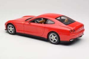 Ferrari 612 Scaglietti Rosso Corsa Hot Wheels 1:18 B6047 Metalas - nuotrauka 7 iš 8