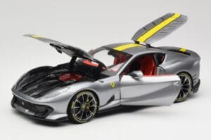 Ferrari 812 Competizione Grigio Coburn Bburago 1:18 18-01647 Metalas - nuotrauka 2 iš 8