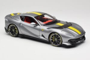 Ferrari 812 Competizione Grigio Coburn Bburago 1:18 18-01647 Metalas - nuotrauka 6 iš 8