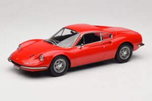 Ferrari Dino 246 GT Raudonas Norev 1:18 187800 Metalas