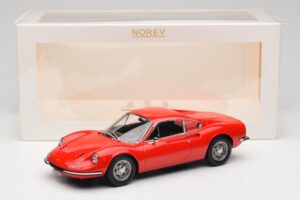 Ferrari Dino 246 GT Raudonas Norev 1:18 187800 Metalas - nuotrauka 6 iš 6