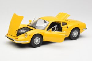 Ferrari Dino 246 GT Geltonas Anson 1:18 30301W Metalas - nuotrauka 2 iš 8