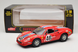 Ferrari Dino 246 GT #46 Raudonas Anson 1:18 3580-P1 Metalas - nuotrauka 8 iš 8