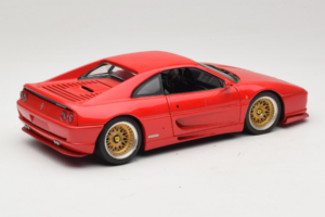 Ferrari F355 Berlinetta Raudonas Su Individualiais Aukso Ratlankiais UT Models 1:18 180074020-P5 Metalas - nuotrauka 3 iš 8
