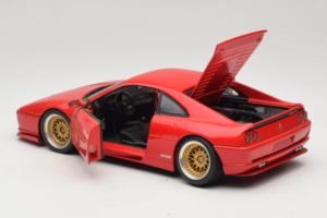 Ferrari F355 Berlinetta Raudonas Su Individualiais Aukso Ratlankiais UT Models 1:18 180074020-P5 Metalas - nuotrauka 5 iš 8