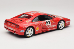 Ferrari F355 Berlinetta Slushuppie #52 M. Peters Raudonas UT Models 1:18 180074020-P4 Metalas - nuotrauka 3 iš 8