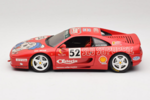 Ferrari F355 Berlinetta Slushuppie #52 M. Peters Raudonas UT Models 1:18 180074020-P4 Metalas - nuotrauka 4 iš 8