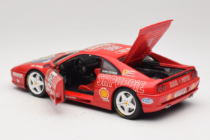 Ferrari F355 Berlinetta Slushuppie #52 M. Peters Raudonas UT Models 1:18 180074020-P4 Metalas - nuotrauka 5 iš 8