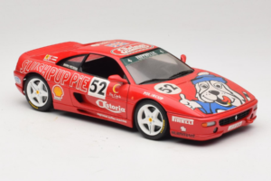 Ferrari F355 Berlinetta Slushuppie #52 M. Peters Raudonas UT Models 1:18 180074020-P4 Metalas - nuotrauka 6 iš 8