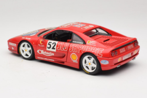 Ferrari F355 Berlinetta Slushuppie #52 M. Peters Raudonas UT Models 1:18 180074020-P4 Metalas - nuotrauka 7 iš 8
