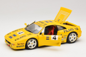 Ferrari F355 Coupe Films 18 #4 Reoloffs / Ansembourg Geltonas UT Models 1:18 180074021-Y1 Metalas - nuotrauka 2 iš 8