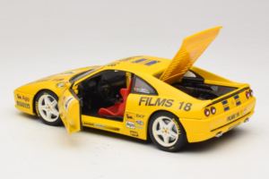 Ferrari F355 Coupe Films 18 #4 Reoloffs / Ansembourg Geltonas UT Models 1:18 180074021-Y1 Metalas - nuotrauka 5 iš 8
