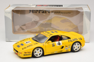 Ferrari F355 Coupe Films 18 #4 Reoloffs / Ansembourg Geltonas UT Models 1:18 180074021-Y1 Metalas - nuotrauka 8 iš 8