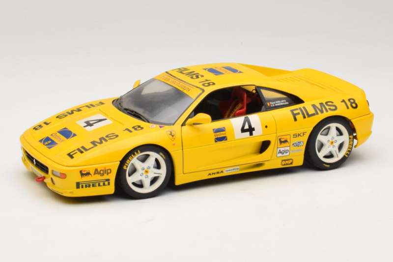 Ferrari F355 Coupe Films 18 #4 Reoloffs / Ansembourg Geltonas UT Models 1:18 180074021-Y1 Metalas