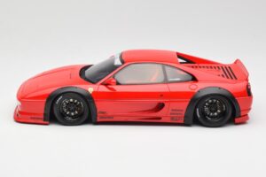 Ferrari F355 Liberty Walk Raudonas GT Spirit 1:18 GT468 Derva - nuotrauka 5 iš 6