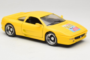 Ferrari F355 Racing Geltonas Faszination Modelbau Riboto Leidimo Solido 1:18 9009 Metalas - nuotrauka 5 iš 7