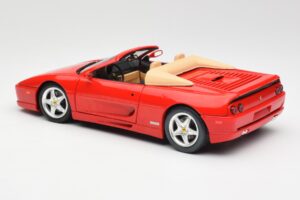Ferrari F355 Spider Raudonas Hot Wheels 1:18 25733 Metalas - nuotrauka 7 iš 8