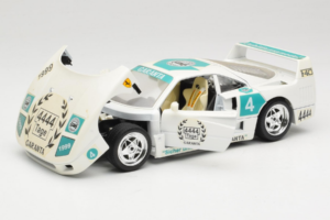 Ferrari F40 4444 Tage Garanta #4 Baltas Bburago 1:18 3332-W5 Metalas - nuotrauka 2 iš 8