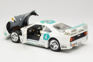 Ferrari F40 4444 Tage Garanta #4 Baltas Bburago 1:18 3332-W5 Metalas - nuotrauka 5 iš 8