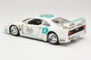 Ferrari F40 4444 Tage Garanta #4 Baltas Bburago 1:18 3332-W5 Metalas - nuotrauka 7 iš 8