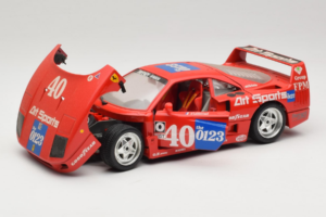 Ferrari F40 #40 J-P. Jabouille / O. Grouillard Art Sports 1987 Bburago 1:18 3332-A1 Metalas - nuotrauka 2 iš 8