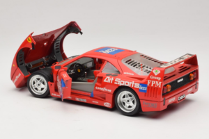 Ferrari F40 #40 J-P. Jabouille / O. Grouillard Art Sports 1987 Bburago 1:18 3332-A1 Metalas - nuotrauka 5 iš 8