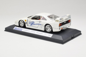 Ferrari F40 Autoliv Baltas Ribotasis Leidimas 150 vnt Exclusive Cars 1:18 EC001 Metalas - nuotrauka 7 iš 9
