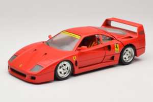 Ferrari F40 Club Deutschland Raudonas Bburago 1:18 3032-L3 Metalas