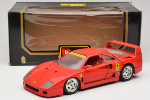 Ferrari F40 Club Deutschland Raudonas Bburago 1:18 3032-L3 Metalas - nuotrauka 8 iš 8
