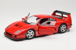 Ferrari F40 Competizione Test Version Raudonas Hot Wheels 1:18 P9922 Metalas - nuotrauka 2 iš 8