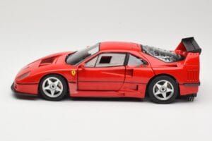 Ferrari F40 Competizione Test Version Raudonas Hot Wheels 1:18 P9922 Metalas - nuotrauka 4 iš 8