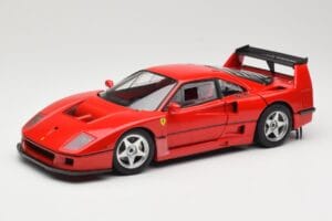 Ferrari F40 Competizione Test Version Raudonas Hot Wheels 1:18 P9922 Metalas