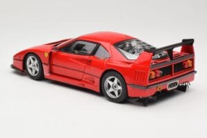 Ferrari F40 Competizione Test Version Raudonas Hot Wheels 1:18 P9922 Metalas - nuotrauka 7 iš 8
