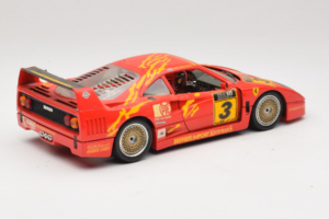 Ferrari F40 Evoluzione #3 Brummel Raudonas 1987 Bburago 1:18 3022-P2 Metalas - nuotrauka 3 iš 8