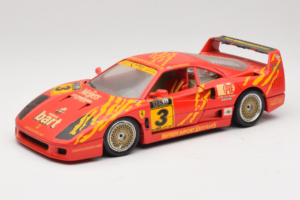 Ferrari F40 Evoluzione #3 Brummel Raudonas 1987 Bburago 1:18 3022-P2 Metalas