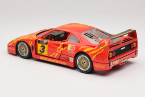 Ferrari F40 Evoluzione #3 Brummel Raudonas 1987 Bburago 1:18 3022-P2 Metalas - nuotrauka 7 iš 8