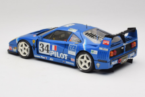Ferrari F40 Evoluzione #34 Mėlynas Custom 1987 Bburago 1:18 3032-C1 Metalas - nuotrauka 7 iš 8