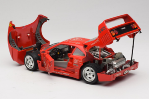 Ferrari F40 Evoluzione FC Nürnberg Special Edition Raudonas Bburago 1:18 3042-FCN Metalas - nuotrauka 5 iš 8