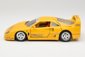 Ferrari F40 Interconti Car HiFi Geltonas Bburago 1:18 3032-I1 Metalas - nuotrauka 4 iš 8