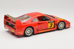Ferrari F40 Kroymans #3 D. Waaijenberg Ribotasis Leidimas 1994 Bburago 1:18 3032-L2 Metalas - nuotrauka 3 iš 8