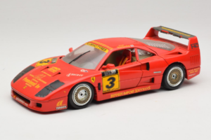 Ferrari F40 Kroymans #3 D. Waaijenberg Ribotasis Leidimas 1994 Bburago 1:18 3032-L2 Metalas