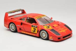 Ferrari F40 Kroymans #3 D. Waaijenberg Ribotasis Leidimas 1994 Bburago 1:18 3032-L2 Metalas - nuotrauka 6 iš 8