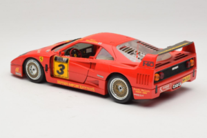 Ferrari F40 Kroymans #3 D. Waaijenberg Ribotasis Leidimas 1994 Bburago 1:18 3032-L2 Metalas - nuotrauka 7 iš 8