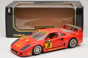 Ferrari F40 Kroymans #3 D. Waaijenberg Ribotasis Leidimas 1994 Bburago 1:18 3032-L2 Metalas - nuotrauka 8 iš 8